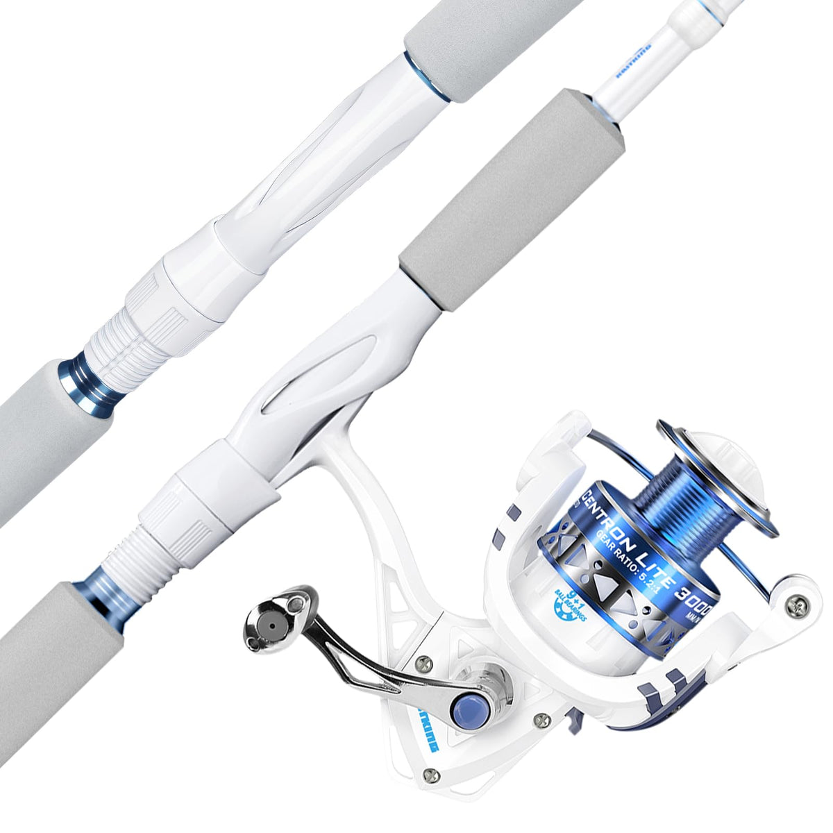 KastKing Centron Lite Fishing Rod and Reel Combo, Baitcaster & Spinning