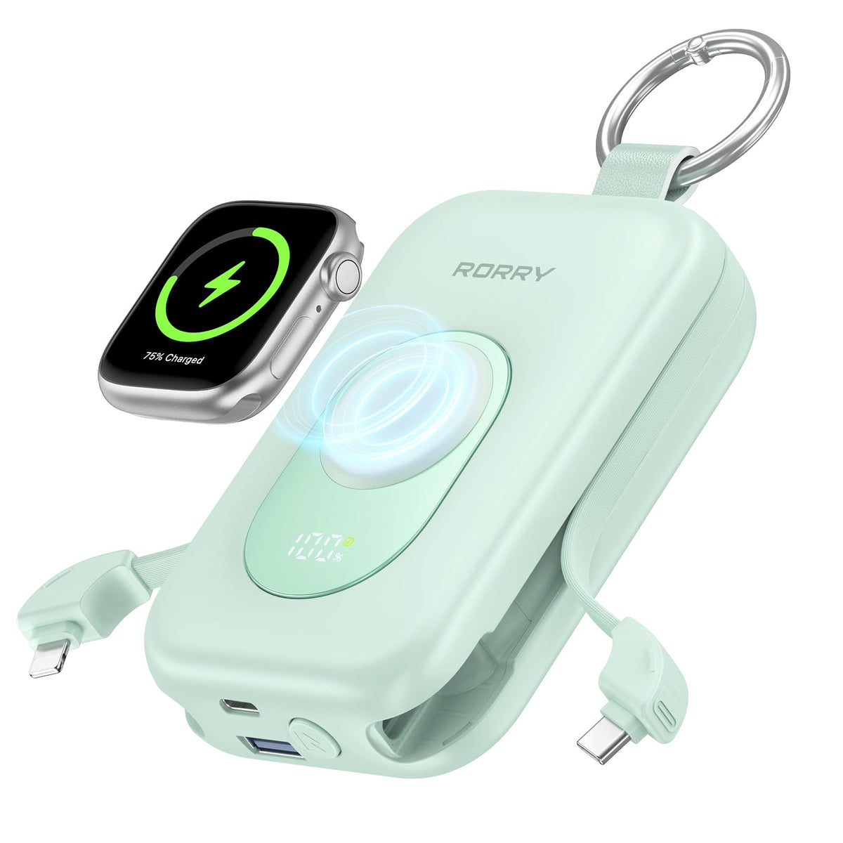 RORRY CharmGo Portable Charger, 20000mAh PD 30W Portable Charger Power Bank