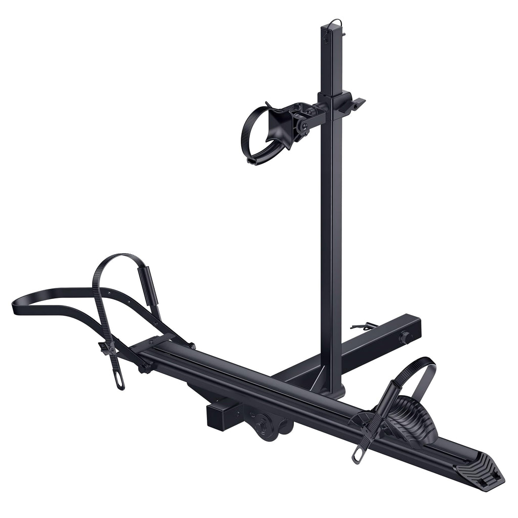 YOUNG ELECTRIC 100LBS. Capacity Aluminum 1-Ebike Rack for Bicycles and Electric Bikes, fits Car SUV Van RV and Trailer with 2" Receiver