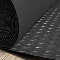 UrbanUp Garage Floor Mat Rubber Diamond Plate Garage Floor Mat, DIY Garage Flooring Roll Flexible, Gym/Camping/Ladder Mats(Red,1.5x2m (4.9 x 6.6ft))