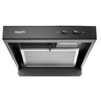 FOGATTI RV Range Hood 22" Ductless 12V Black, Charcoal Filter, LED Light