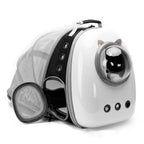 Expandable Cat Carrier Backpack with Catnip Toys, Backpack for Cats Kitten Small Puppy, Airline Approved Cat Bubble Backpack, Space Capsule Astronaut Carrier… (RED BP&Toy, Back Extension)
