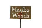 Funny Garden Stake 20 to 33 Inches Tall (No Pesticides Please, XL 33" Tall)