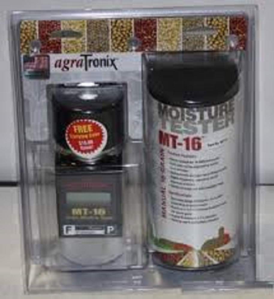 Agratronix MT-16 Portable Grain Moisture Tester with Digital Meter Display
