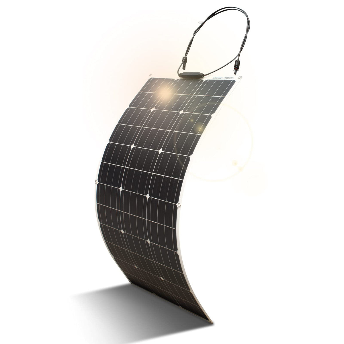 3pcs 100W Solar Panel Flexible 18V, (300W) Solar Module Ideal for Garden House, Camping, Motorhome, Uneven Surface