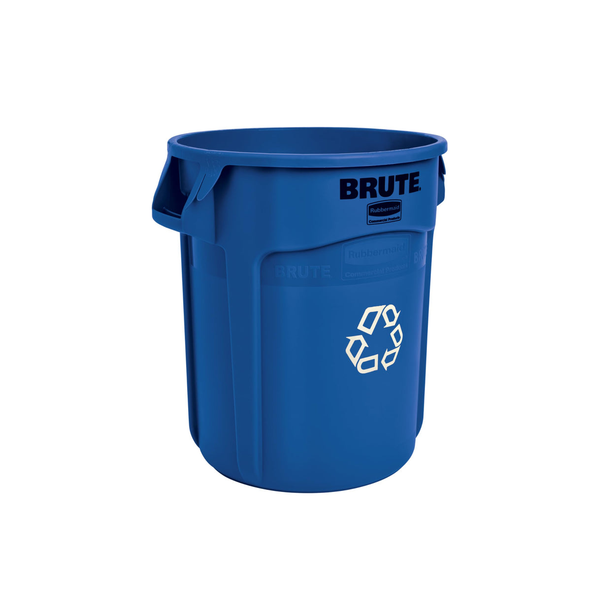 Rubbermaid Commercial Products Brute Trash Can, Blue, 55-Gallon