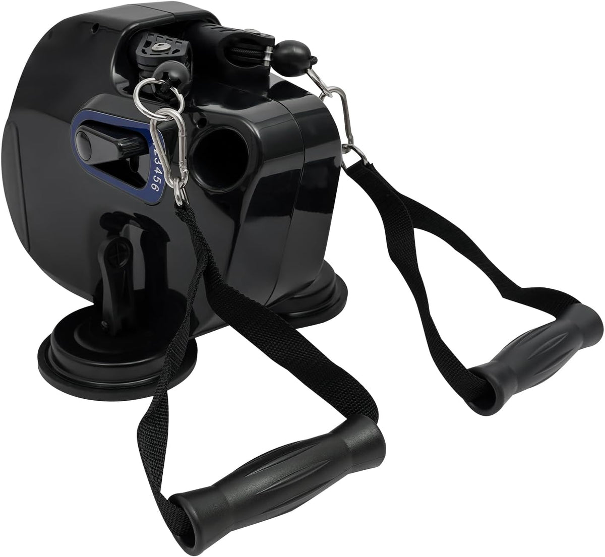 Resistance Rope Trainer Machine,Adjustable Suction Cup Rope Training Device with 6 Levels, Arm Strength Training Resistance, Pull Rope Strength Training Equipment for Gym Or Home Use ( 77.16Lbs)