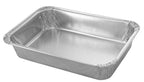 PACTOGO 6" x 4" x 1" Disposable Aluminum Foil Smooth-Wall Oblong Mini Danish Cake Pans - Ideal Baking Tins for Sweets, Coffee Cakes, Danishes, Cookies, Brownies (Pack of 200)