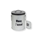 Large 60lb Dog & Medium 30lb Cat Pet Food Storage Canister with Scoop – Durable & Airtight for Freshnesss, Minimalist Design & Recyclable, Metal Container (Combo - Large Dog Bin & Med Cat Bin)