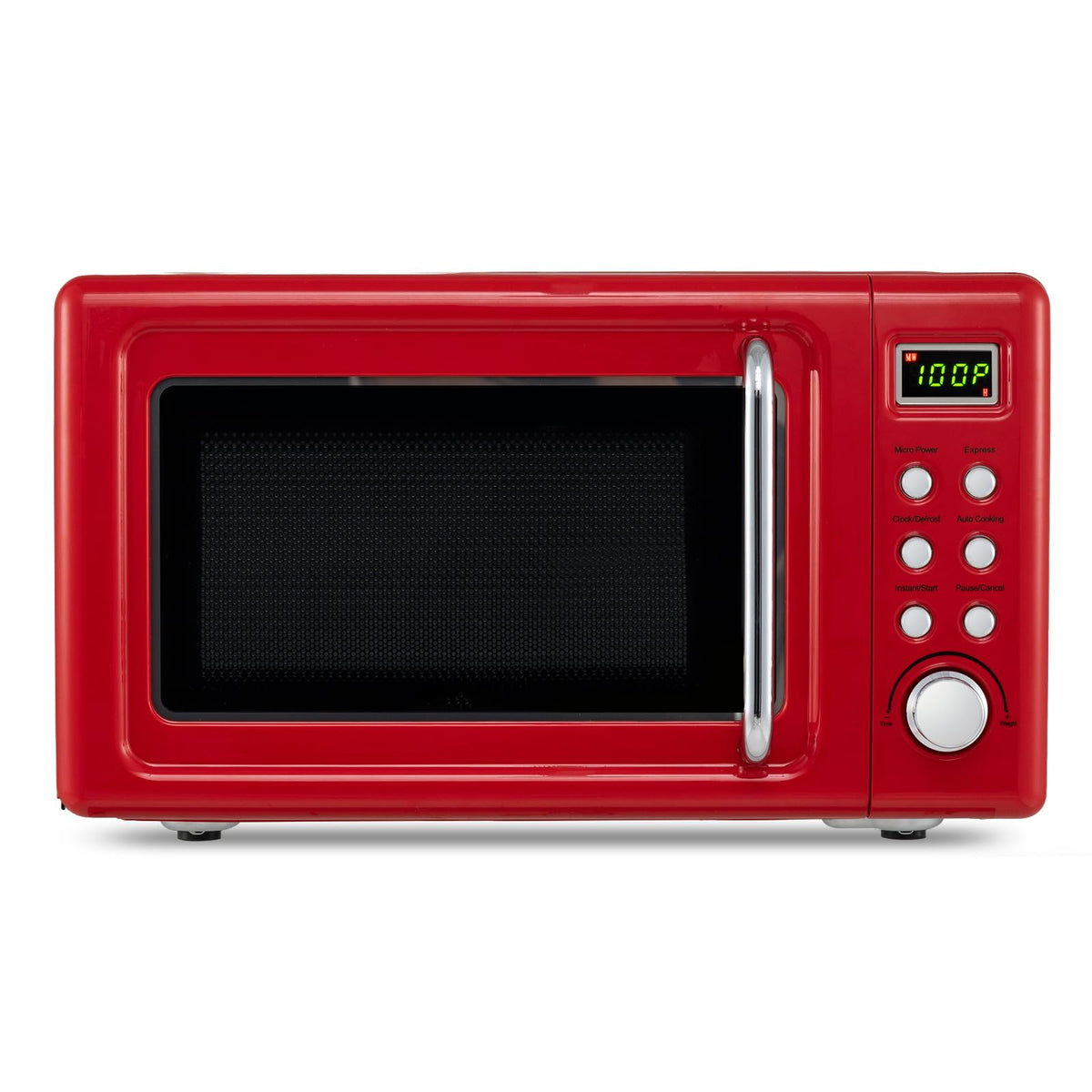 MAT EXPERT 0.7 Cu.ft Compact Microwave Oven, Digital Timing & Child Lock, Small Microwave w/Glass Turntable & 6 Preset Buttons, Delayed Start Function, 700W Mini Microwave w/5 Micro Power (Golden)