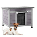 GUTINNEEN Dog House Insulated for Small Dogs Outdoor Cat House Feral Cat Shelter with Thermal Liner