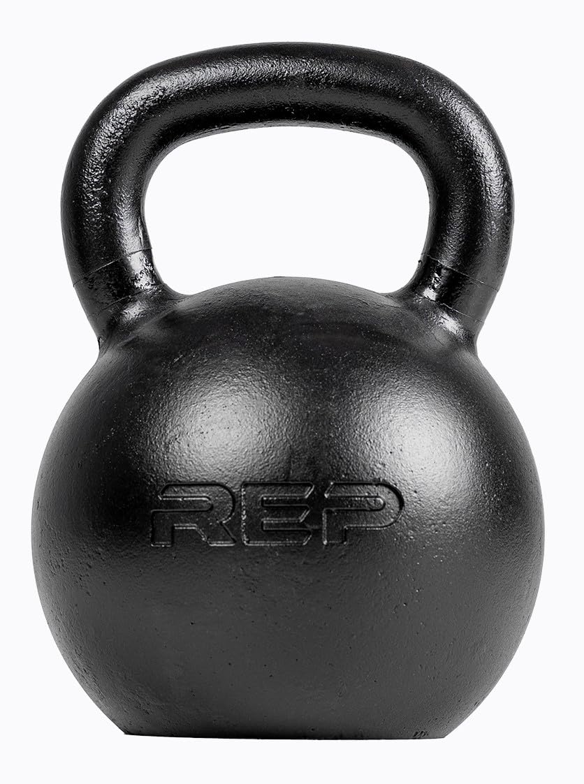 REP Fitness Kettlebell Set and Singles, 4kg to 24kg, 9lb to 53lb Weight Range, Cast Iron, Strength Exercise Training, Home Gym, Power Workout Equipment, Free Weights, Dumbbell Alternative