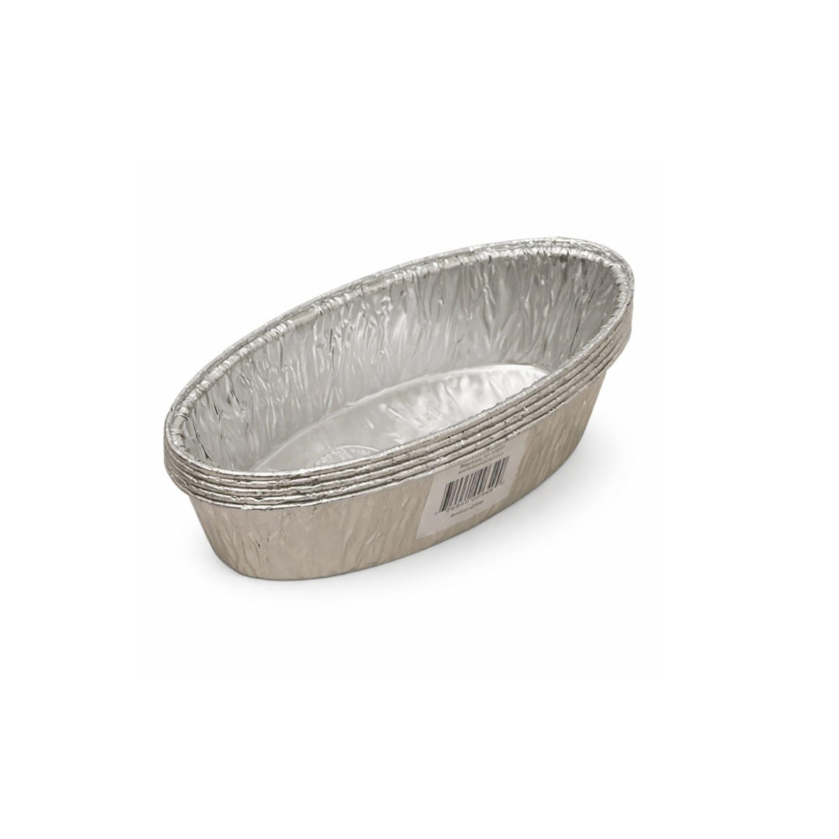 Jetfoil Disposable Aluminum Loaf Pans 2 LB Oval Loaf Challah Pans For Thanksgiving | Recyclable Foil Baking Pans for Bread, Cakes, Brownies, Heavy Duty Tin Foil Bakeware | Small 200 Count