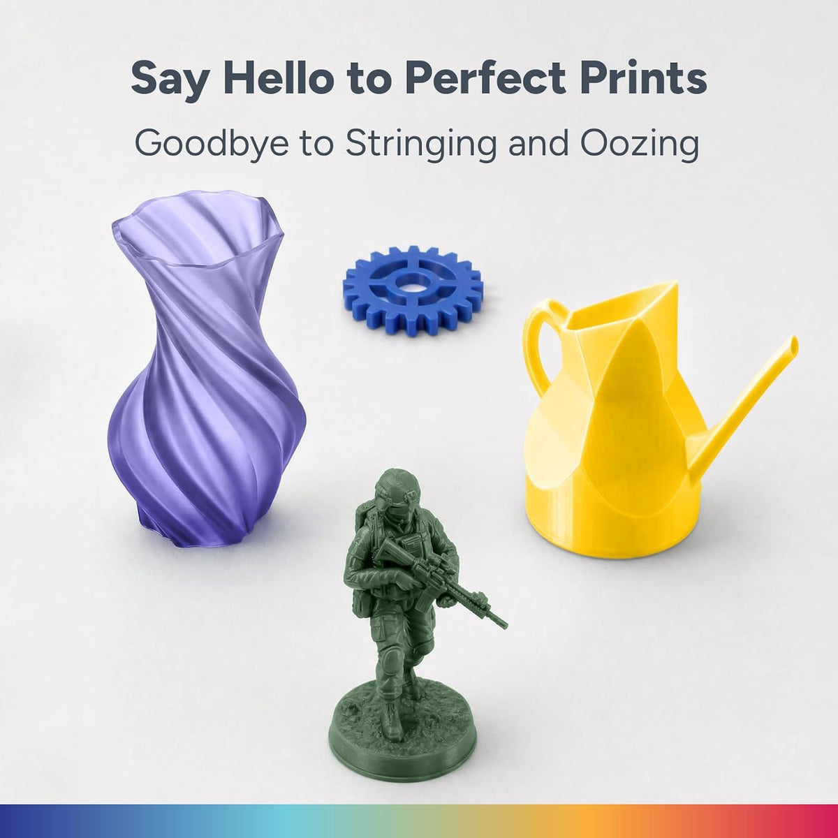 OVERTURE 10KG Bundle High Speed PETG Filament 1.75mm, 3D Printer Filament