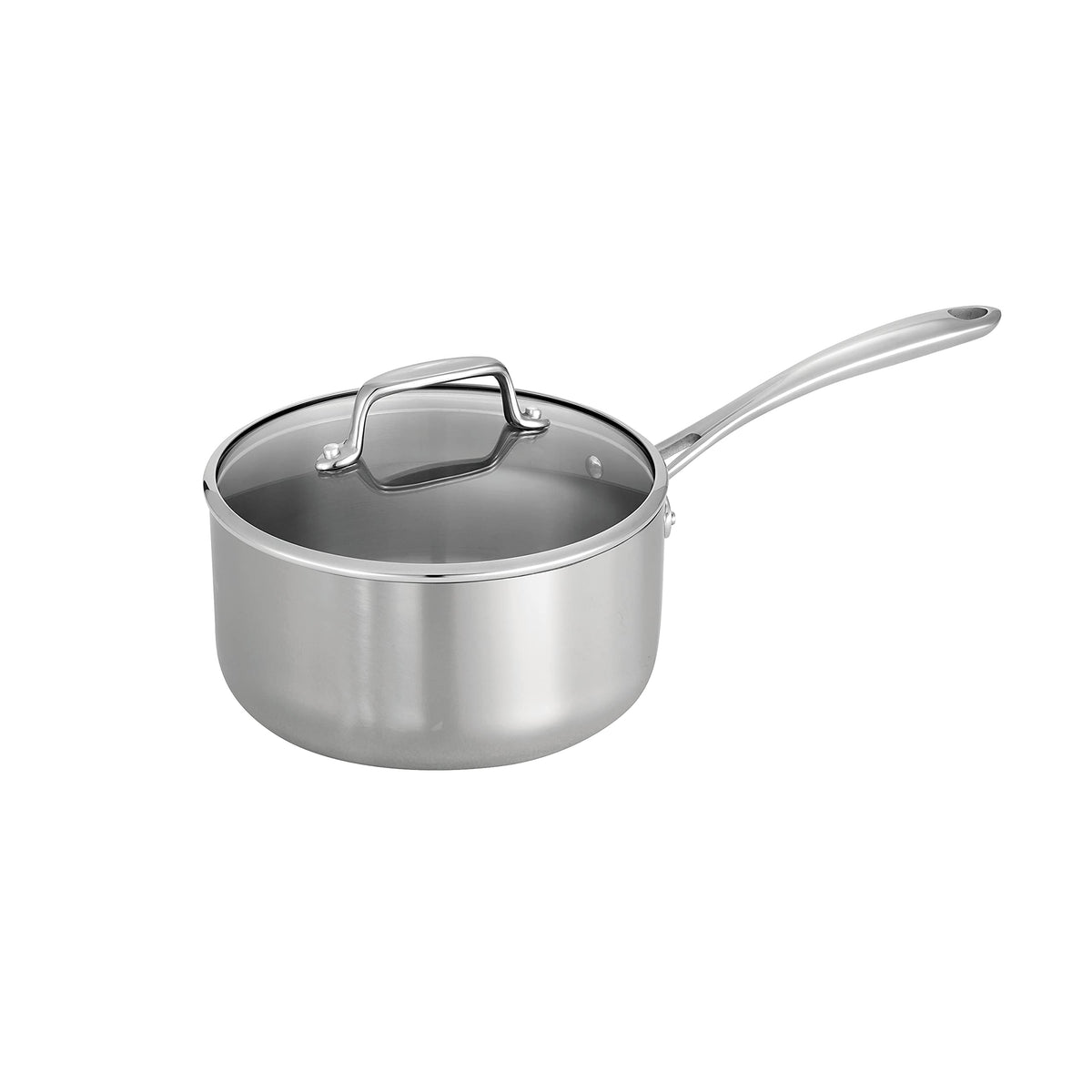 Tramontina Boston Tri-Ply Clad Stainless Steel 12-Pc Pots and Pans Set