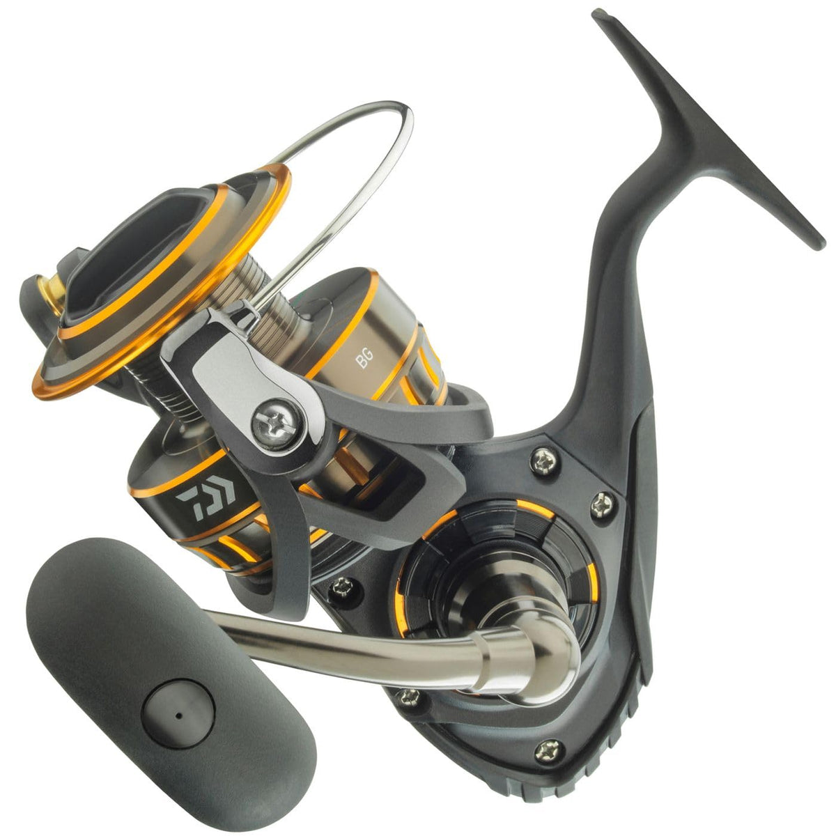 Daiwa BG Saltwater Spinning Reel, Black/Gold