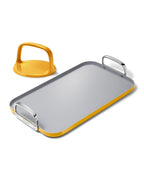 Caraway 19x12" Non-Stick Double Burner Griddle and Grill Press Set