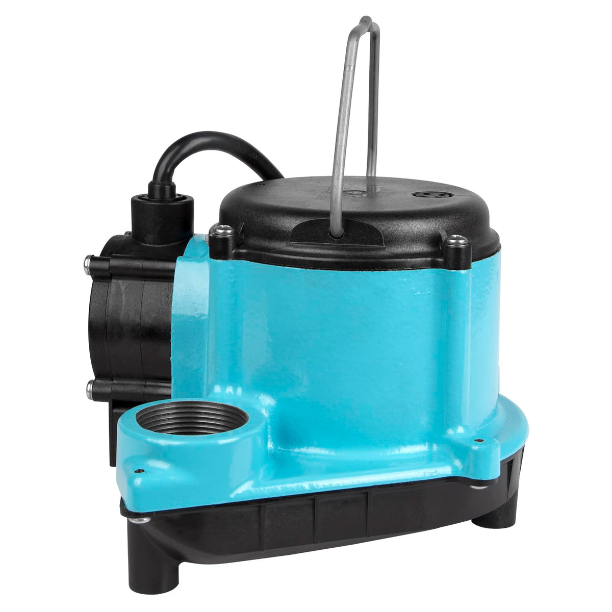 Little Giant 1/3 HP Cast Iron Submersible Sump Pump, Blue