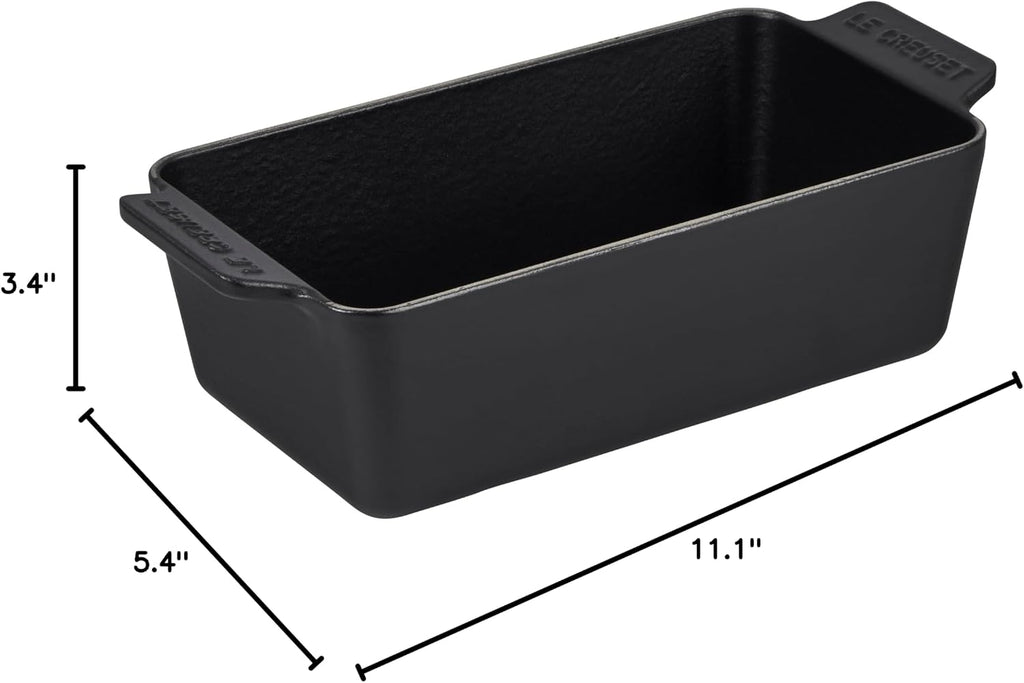 Le Creuset Enameled Cast Iron Signature Loaf Pan, 2qt. (9" x 5"), Licorice