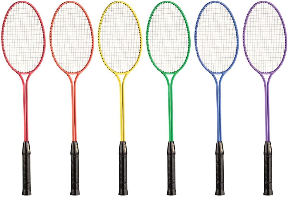 Champion Sports 26" Twin Shaft Badminton Racket with Nylon Coated Steel Strings