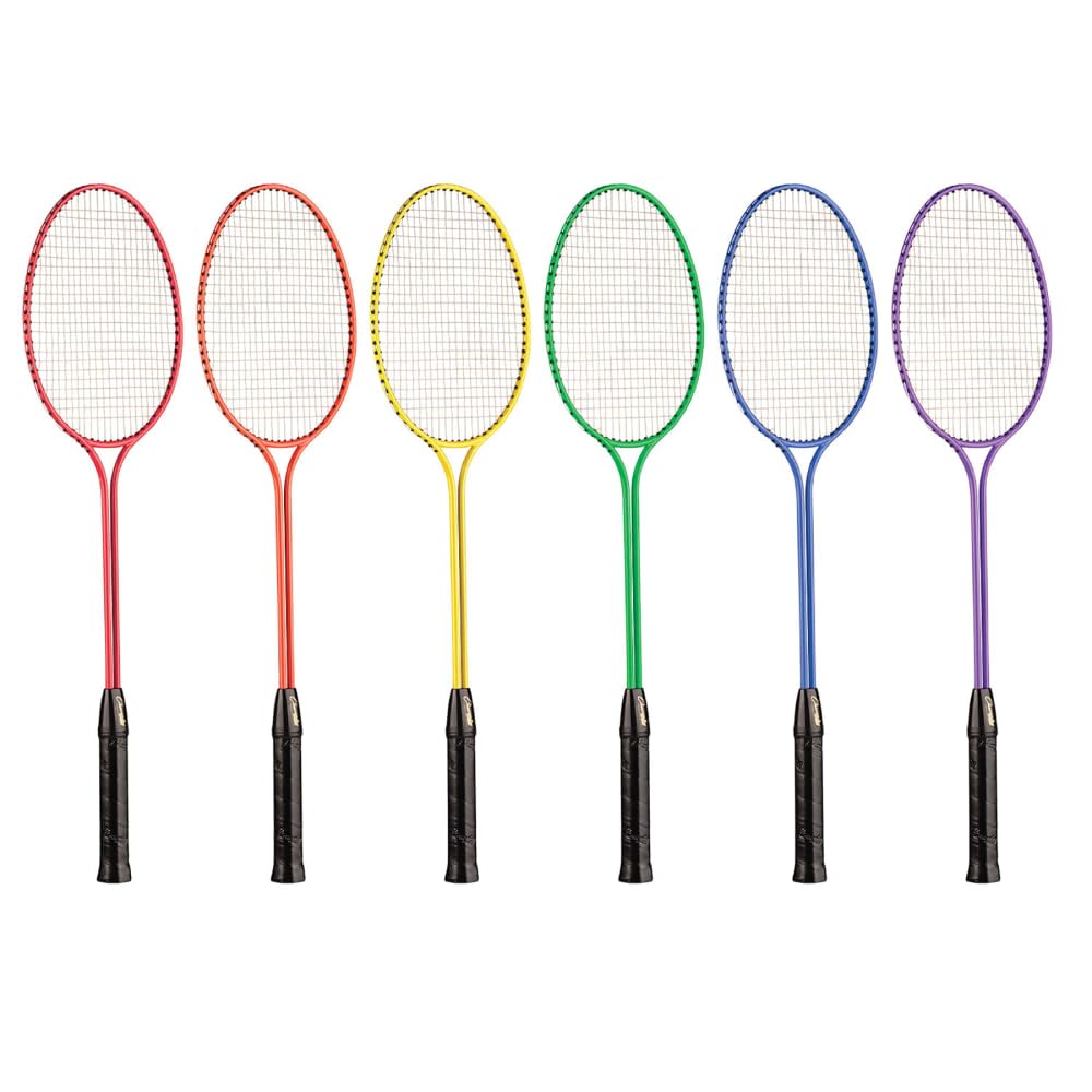 Champion Sports 26" Twin Shaft Badminton Racket with Nylon Coated Steel Strings