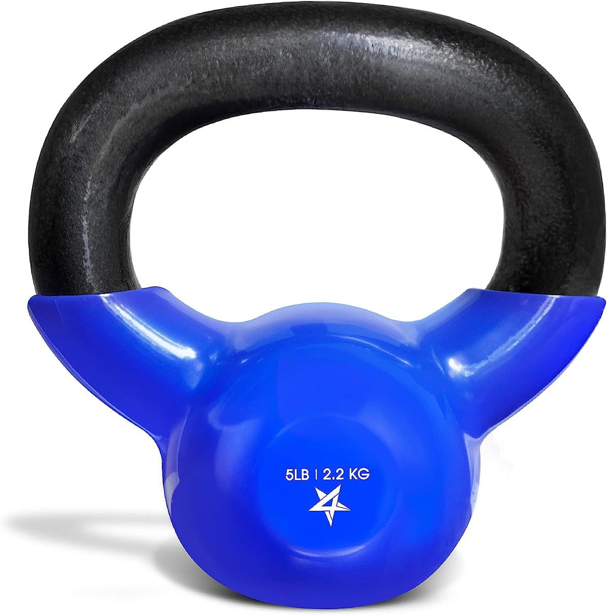 Yes4All Vinyl Kettlebell, 5–100 Lb Strength Training Kettlebell