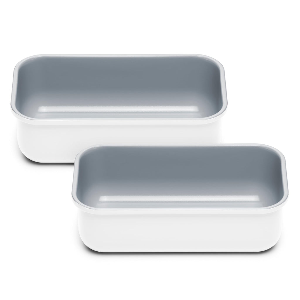 Caraway Non-Stick Ceramic-Coated 1 lb Loaf Pan Duo