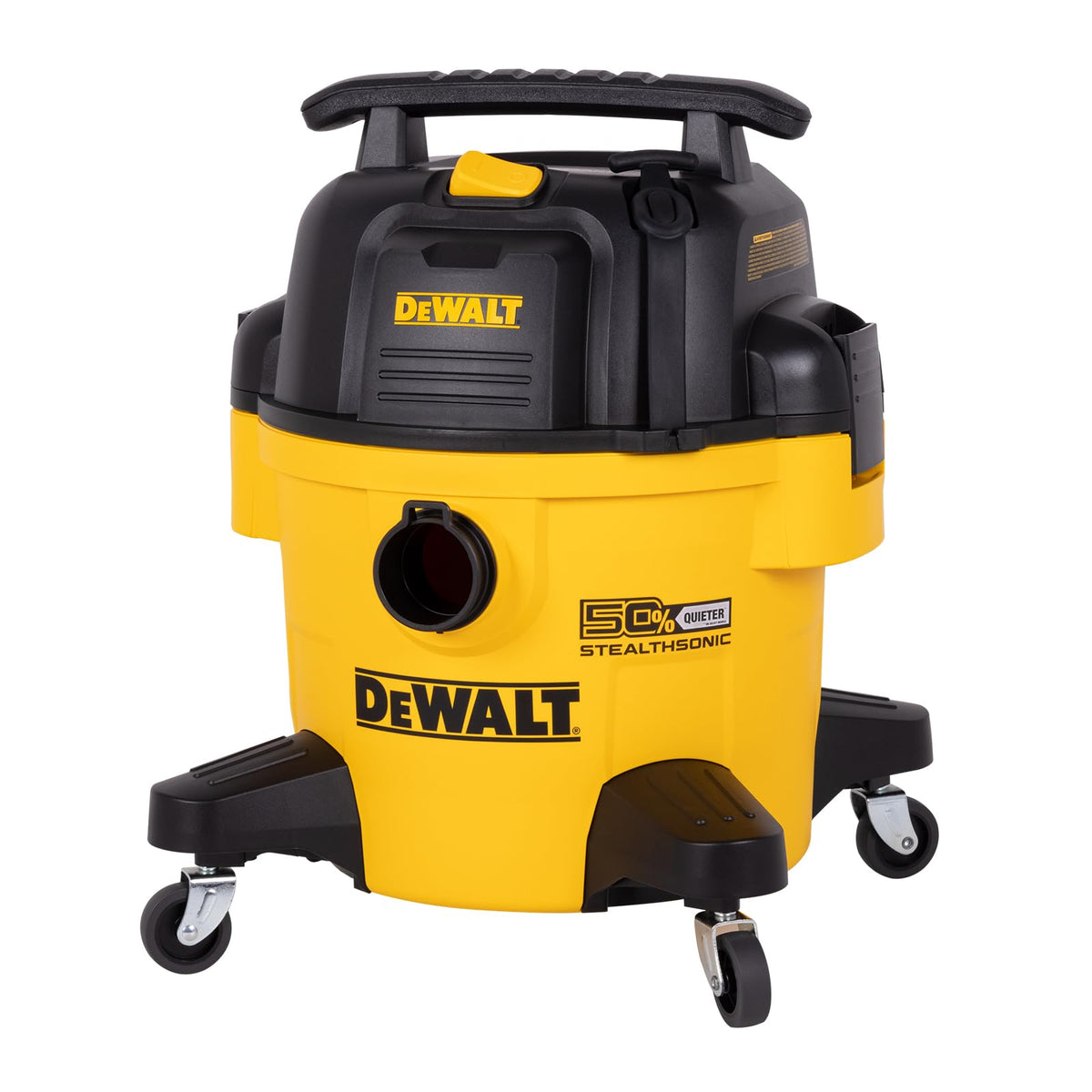 DEWALT STEALTHSONIC Wet Dry Shop Vac 6 Gallon 5 HP, DXV06P-QT