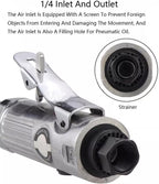 3 Inch Pneumatic Angle Grinder, Long Handle Pneumatic Cut-Off Tool, 18000 Rpm Cutting Machine Air Cut-Off Tool Extended Cutting Tool, 1/4 Inch Air Inlet