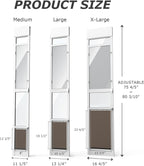 Dog Door for Sliding Glass Door with Screen Design for Large Dogs