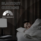 Mid Century Blackout Curtains & Gifts, Thermal Insulated Room Darkening Grommet Drapes for Bedroom Living Room, Minimalist Modern Abstract Window Treatments, 108 Inch Drapes 2 Panel Set