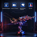 Mostarle Titan Stinger 3D Metal Puzzle Kit for Adults 621 Pieces