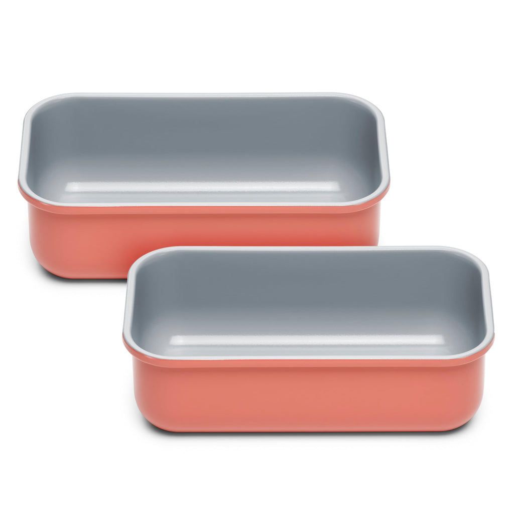 Caraway Non-Stick Ceramic-Coated 1 lb Loaf Pan Duo