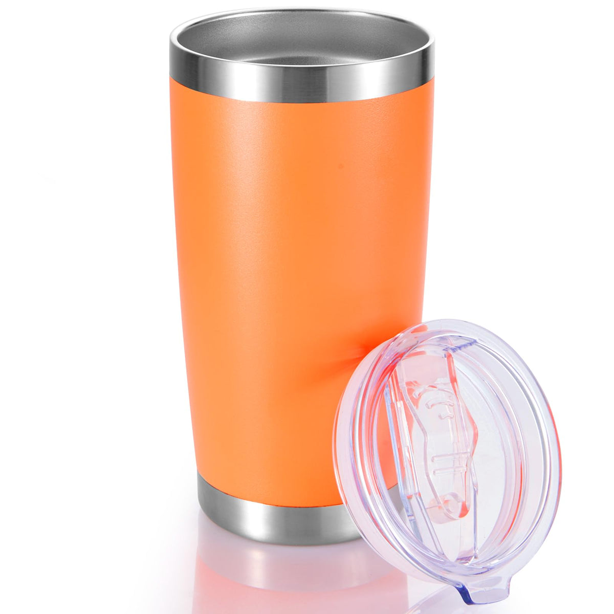 20 oz Tumblers Bulk Stainless Steel Tumbler with Lid, 12 Pack