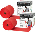 CanDo Twin-Pak Latex-Free Exercise Band, Tan, 100 Yard