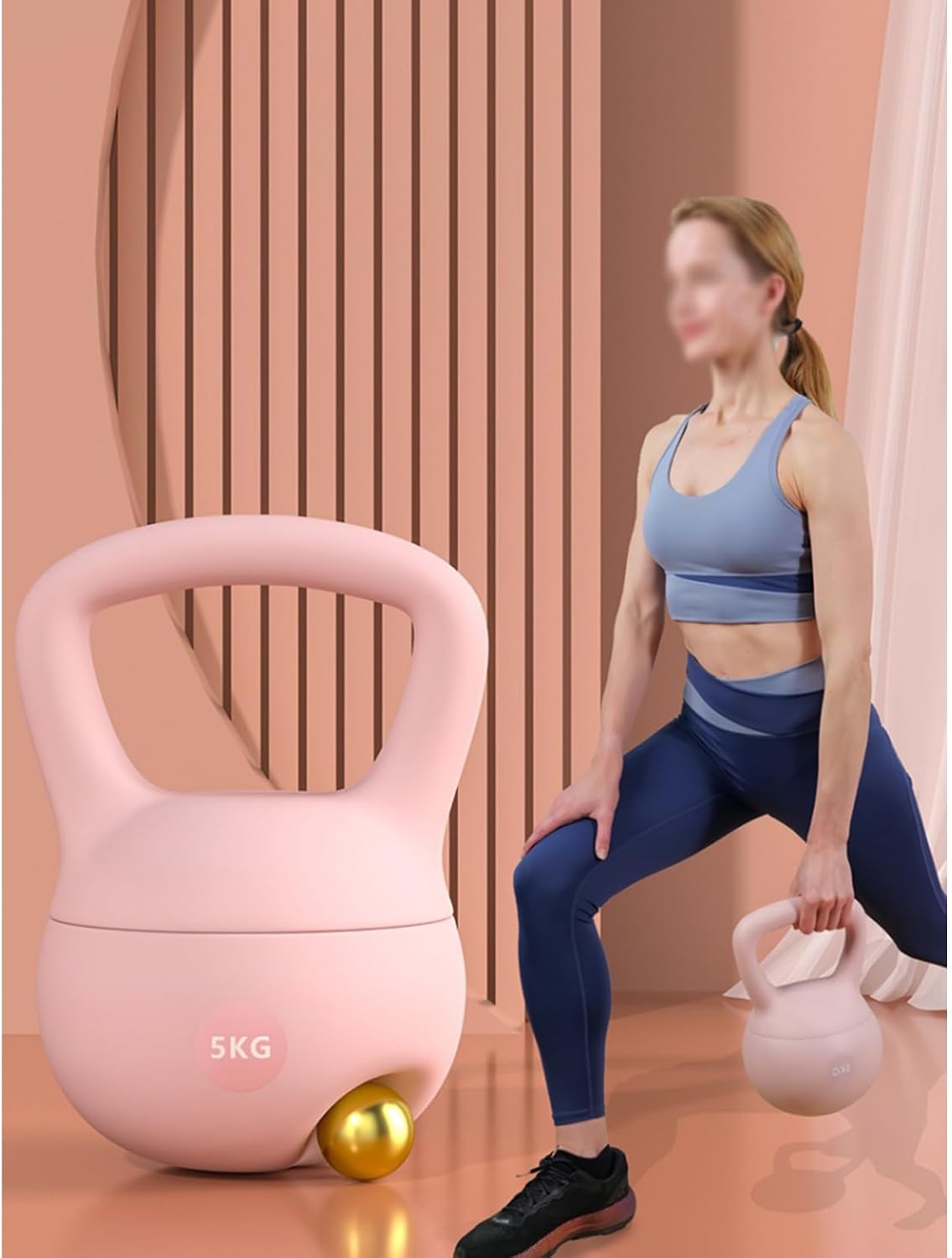 Soft Kettlebell,Frosted non-slip handle,Steel Sand Filled,For Squats, Swings,Deadlifts, Arrows,Etc.,Protects The Floor,4kg - 6kg - 8kg