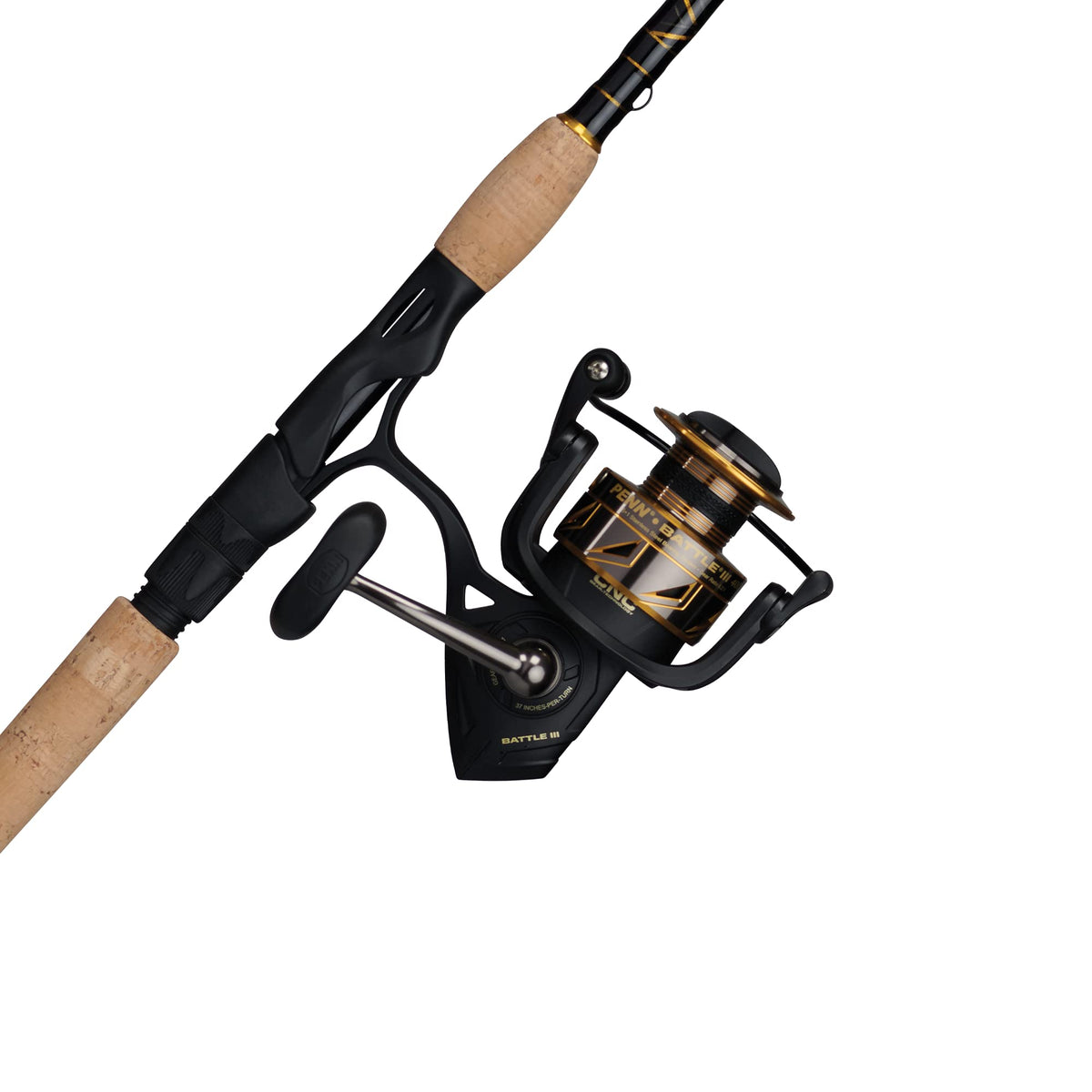 Penn Battle IV Spinning Reel and Fishing Rod Combo