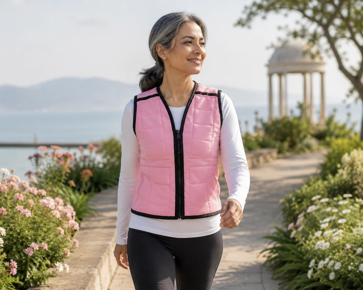 Osteoporosis Weighted Vest (10lb) for Bone Health, Cardio Fitness & Muscle Tone Improvement