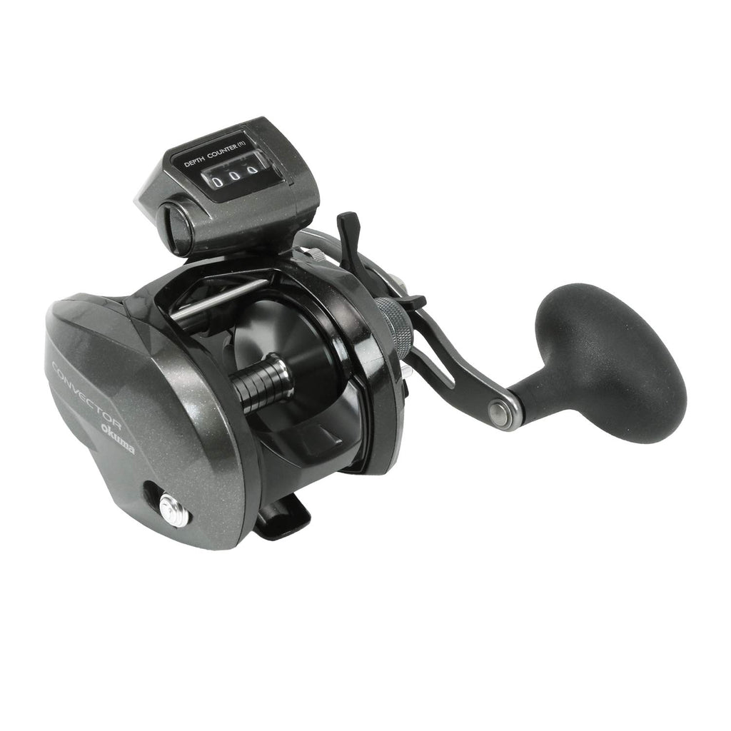 Okuma Convector Low Profile Line Counter Graphite Frame Trolling Reel