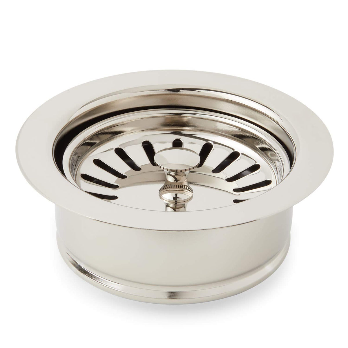 Signature Hardware 483694 4-1/2" Garbage Disposal Flange with Stopper for Sinks up to 5/8" Thick