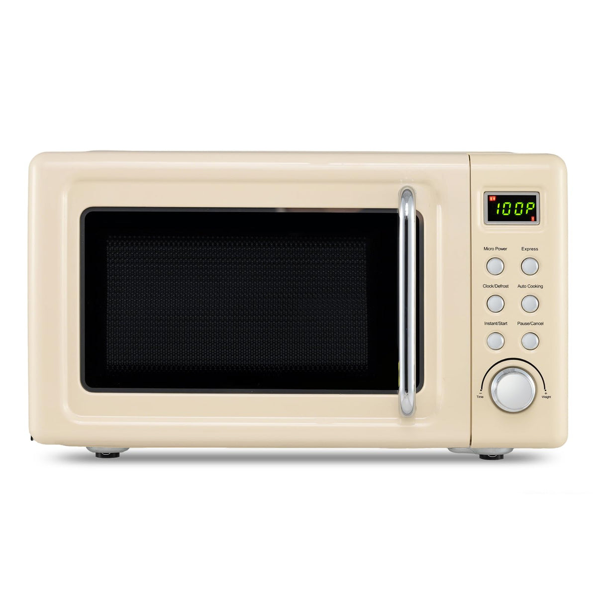 MAT EXPERT 0.7 Cu.ft Compact Microwave Oven, Digital Timing & Child Lock, Small Microwave w/Glass Turntable & 6 Preset Buttons, Delayed Start Function, 700W Mini Microwave w/5 Micro Power (White)