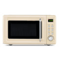 MAT EXPERT 0.7 Cu.ft Compact Microwave Oven, Digital Timing & Child Lock, Small Microwave w/Glass Turntable & 6 Preset Buttons, Delayed Start Function, 700W Mini Microwave w/5 Micro Power (Green)