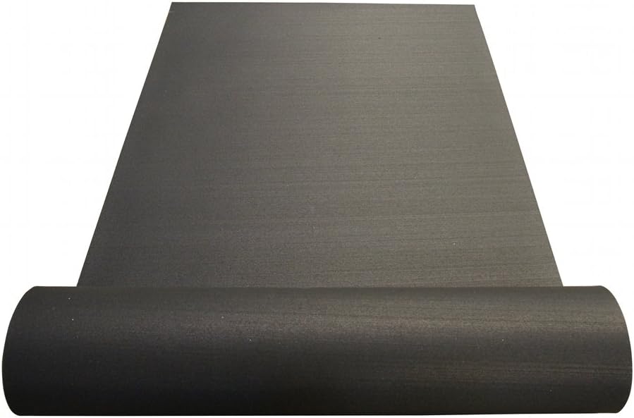 Rubber-Cal Recycled Flooring 3/8 in. x 4 ft. x 7 ft. - Black Rubber Mats