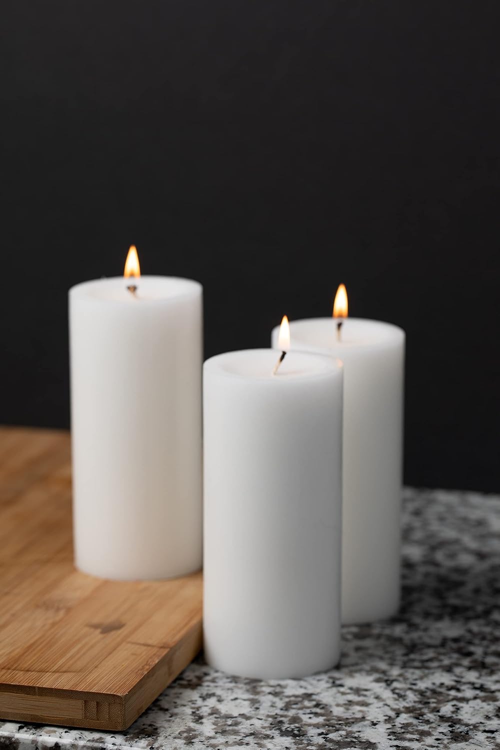 Richland® 3" X 6" Hand Poured White Pillar Candle Set of 24