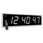 Ivation Oversized Digital Wall Clock with Large LED Display & Timer, 36"