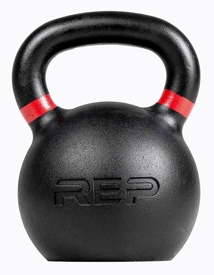 REP Fitness Kettlebell Set and Singles, 4kg to 24kg, 9lb to 53lb Weight Range, Cast Iron, Strength Exercise Training, Home Gym, Power Workout Equipment, Free Weights, Dumbbell Alternative