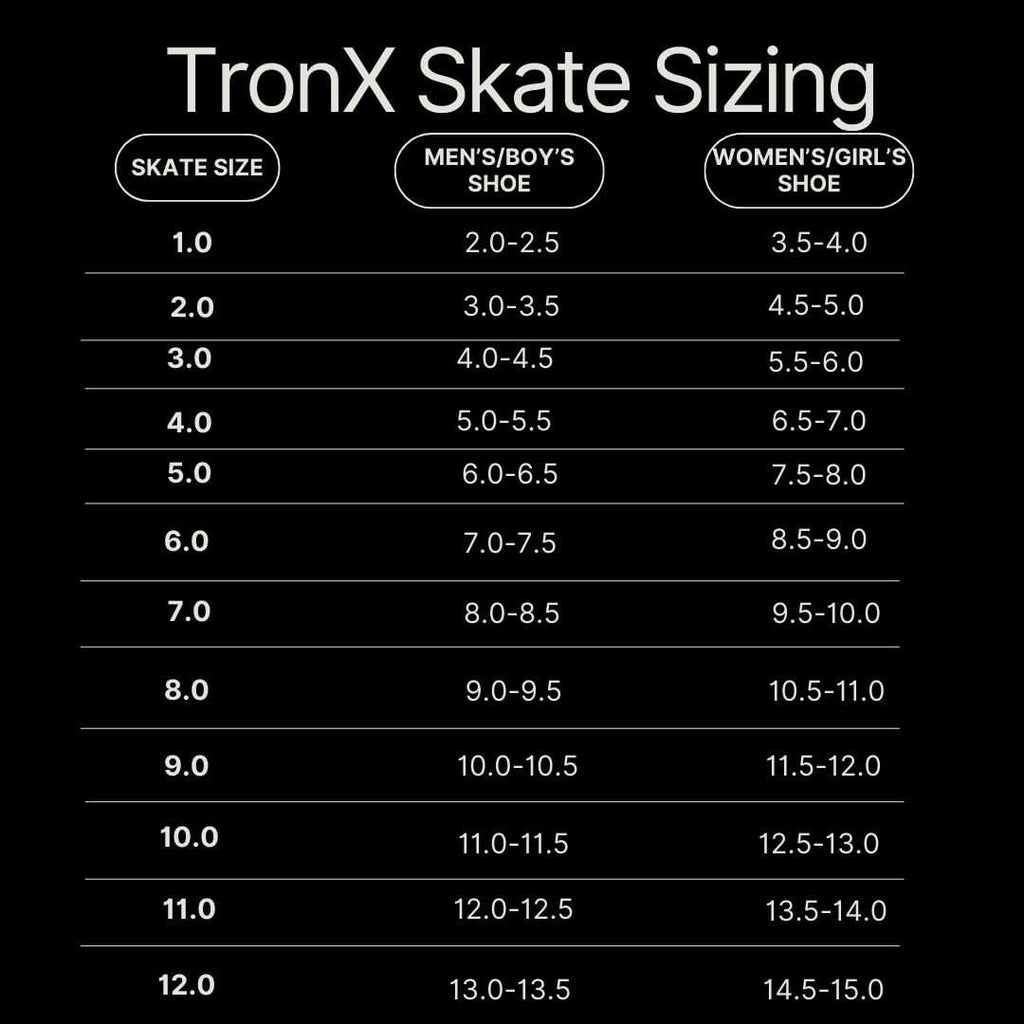 TronX Stryker 3.0 Senior Adult Junior Kids Inline Roller Hockey Skates, New Model