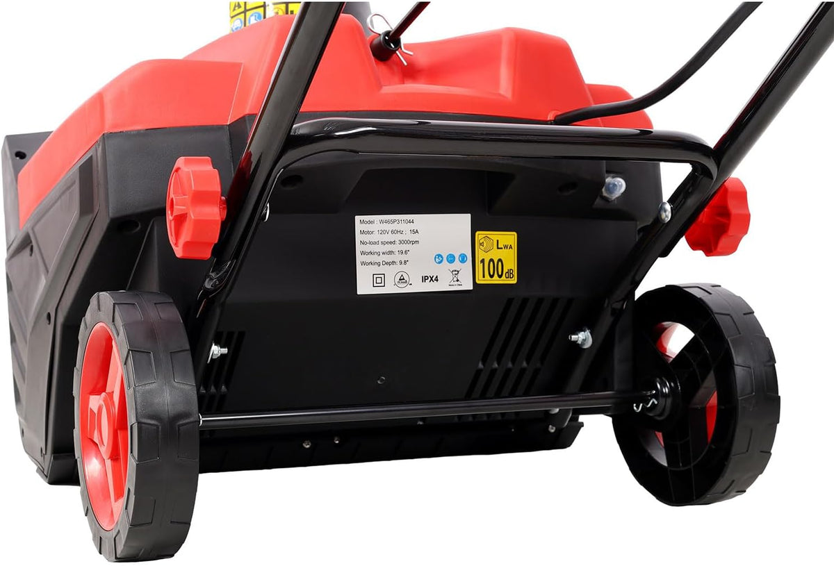 20-Inch Electric Snow Thrower with LED Headlights – 15 Amp Motor, 2900 RPM, 30FT Snow Discharge Distance, 180° Rotating Chute – Corded Snow Blower for Driveways, Sidewalks, Patios