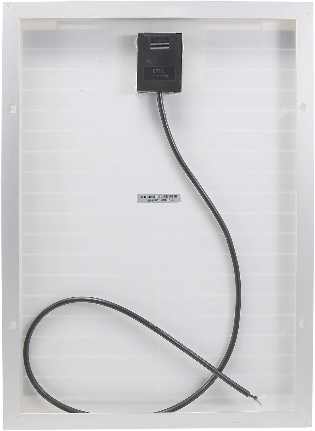 20 Watt 12 Volt Solar Panel with Mounting Bracket and Needed Installation Hardware