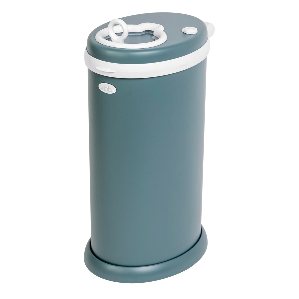 Ubbi Stainless Steel Diaper Pail, No Special Bags, Odor-Locking, Taupe